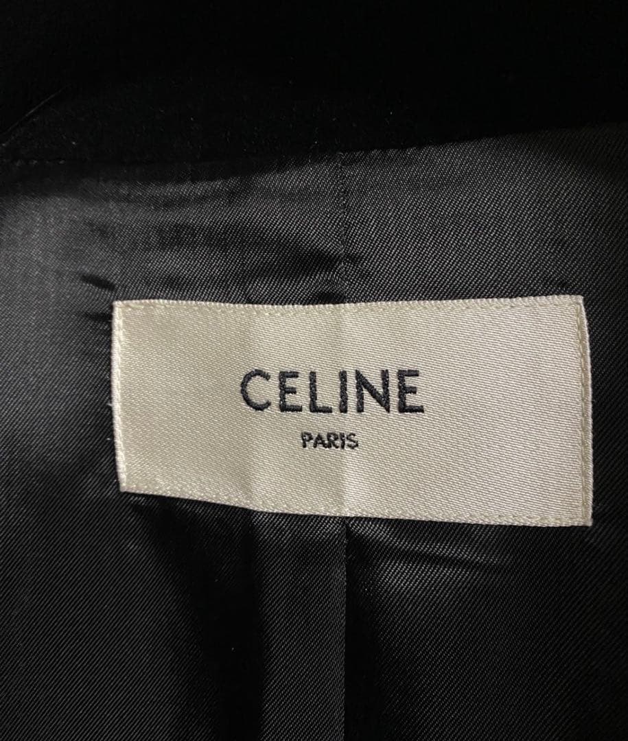 セリーヌ 20aw 刺繍ブルゾン　celine エディスリマン　ベロアジャケット