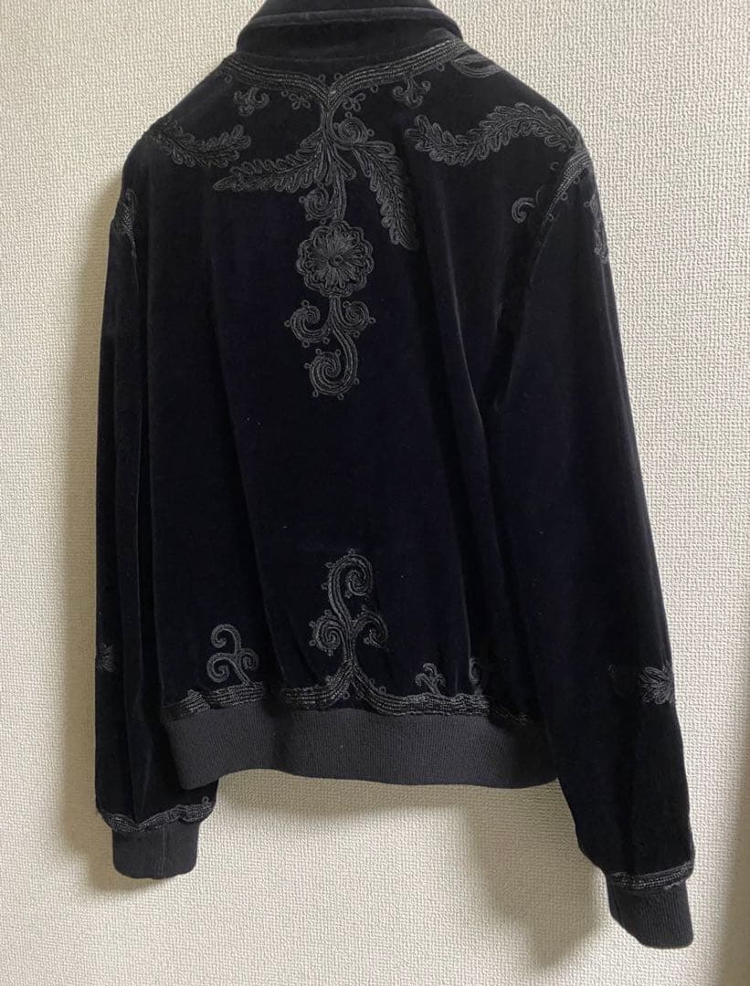 セリーヌ 20aw 刺繍ブルゾン　celine エディスリマン　ベロアジャケット