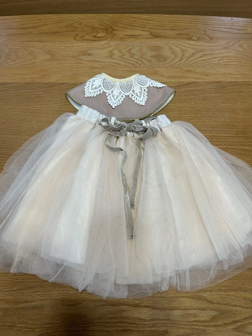 MARLMARL チュチュワンピース ベージュ