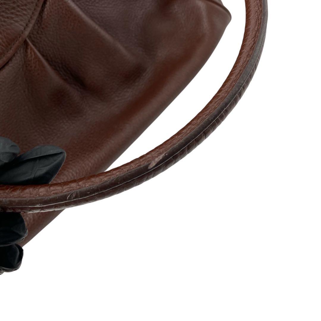 バッグ Ferragamo Gancini leather handbag