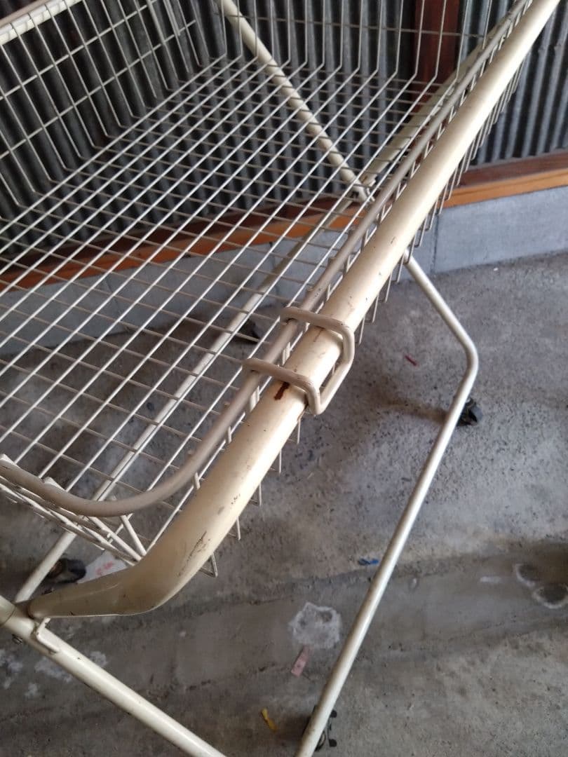 Noeワイヤーバスケット ２段式ハンガーラック シングルハンガーラック