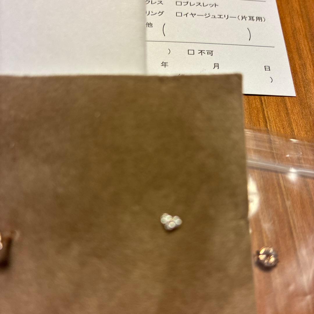 ete ハート型ピアス　ダイヤモンド　18金