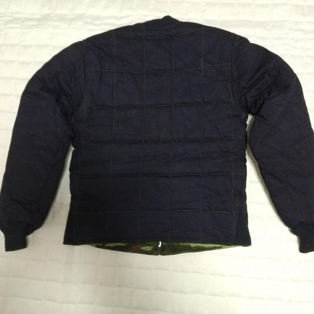 新品ミスターフリーダム ミッドナイトデニム×カモフラ キルトジャケット