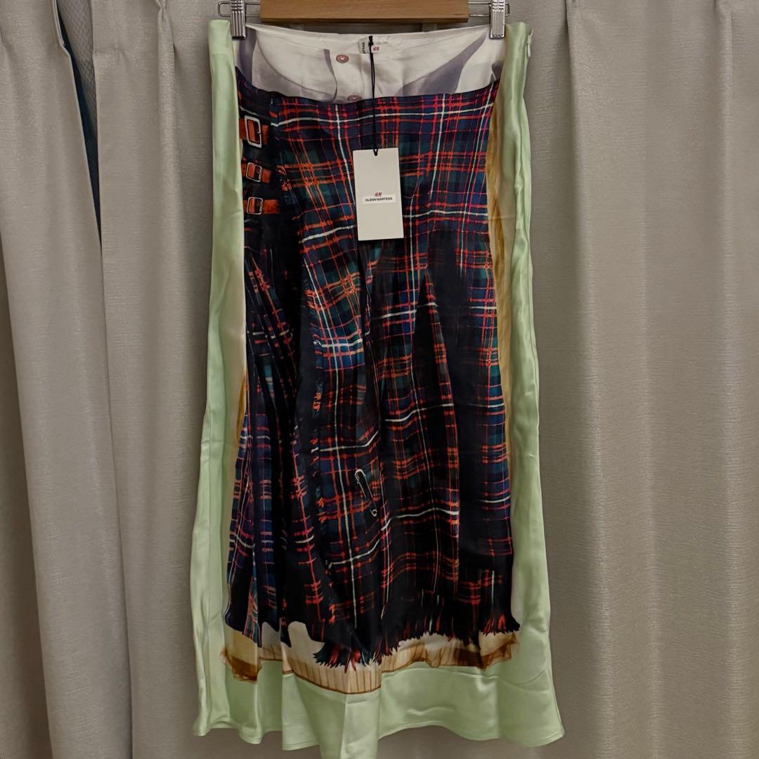 新品 グレンマーティンス Glenn Martens ×  サテンスカート