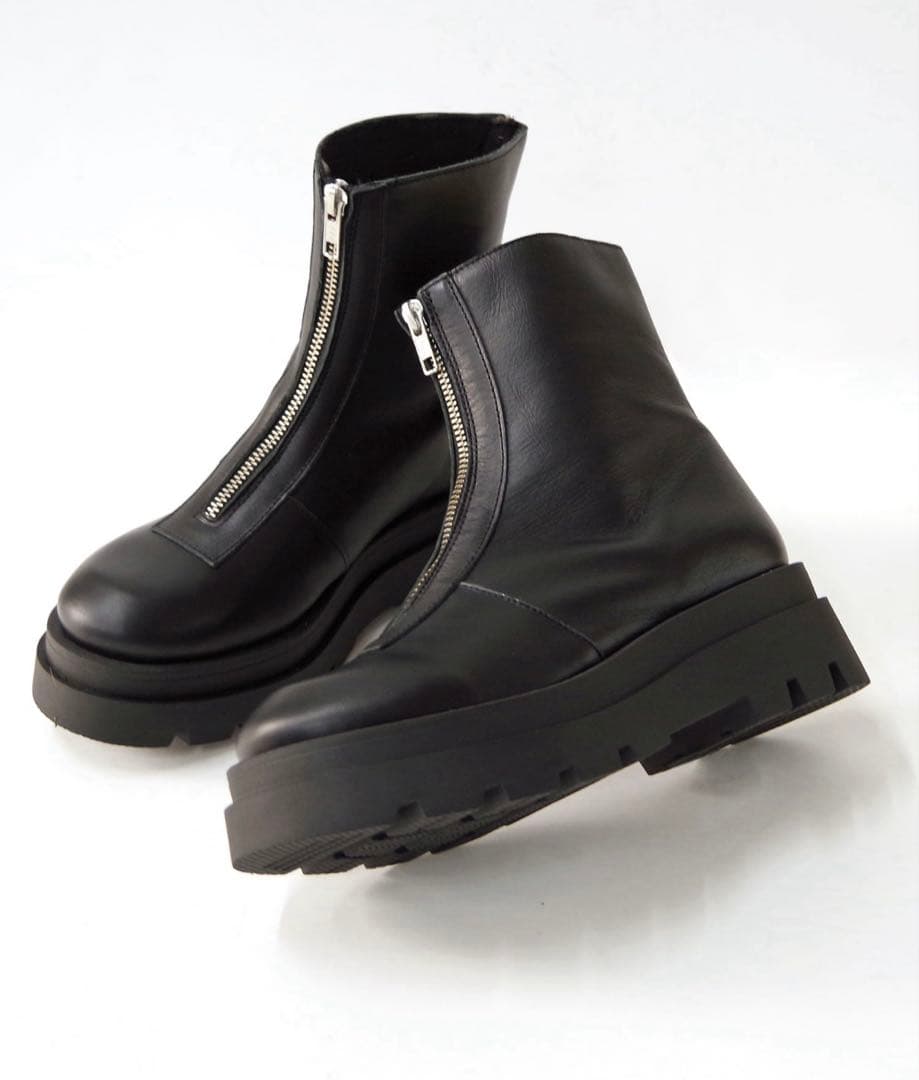 PUPE（プーペ） / フロントジップ ショートブーツ