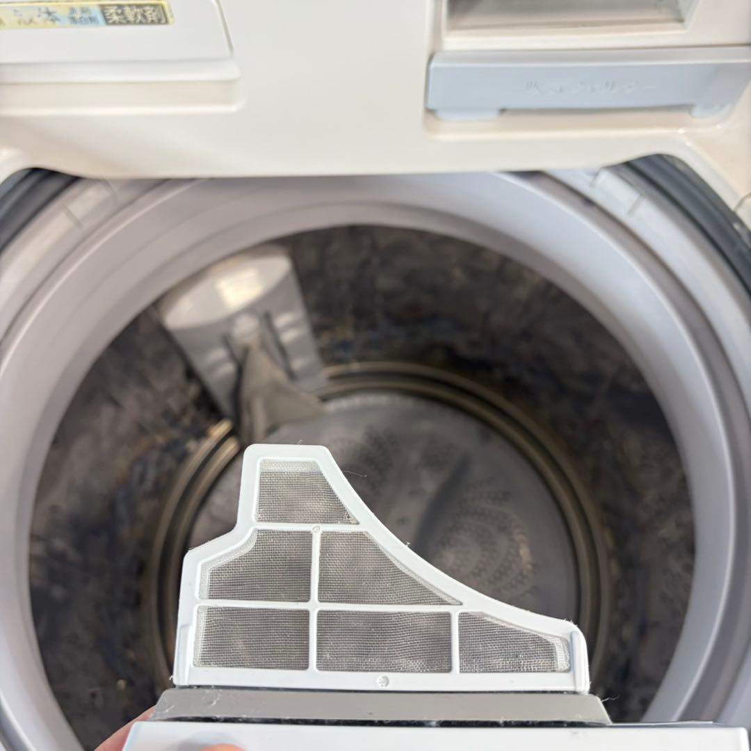 744 2022年製　洗濯機　乾燥機能付き　11キロ・6キロ　超音波ウォッシャー