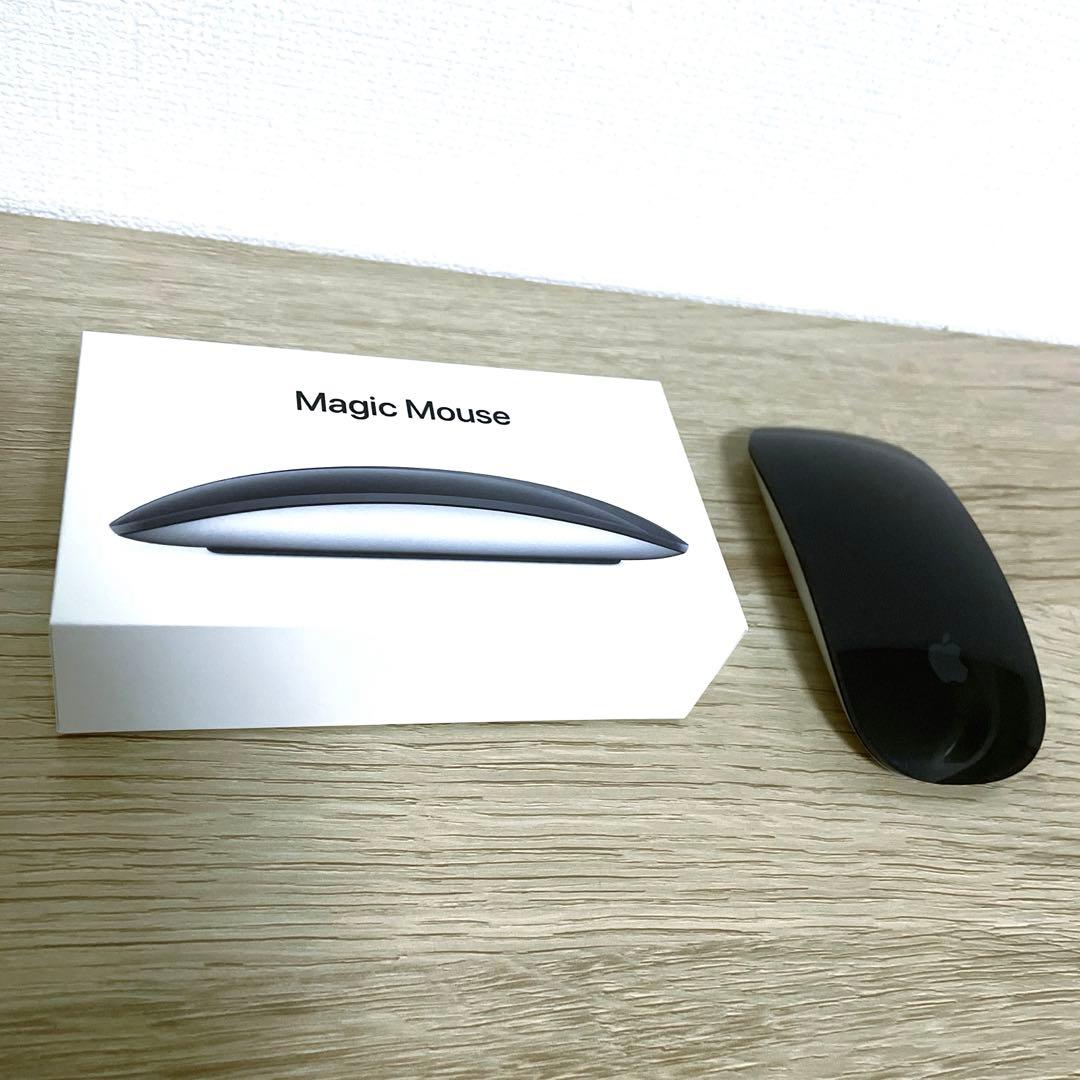 ほぼ新品 ブラック Apple Magic Mouse アップル純正