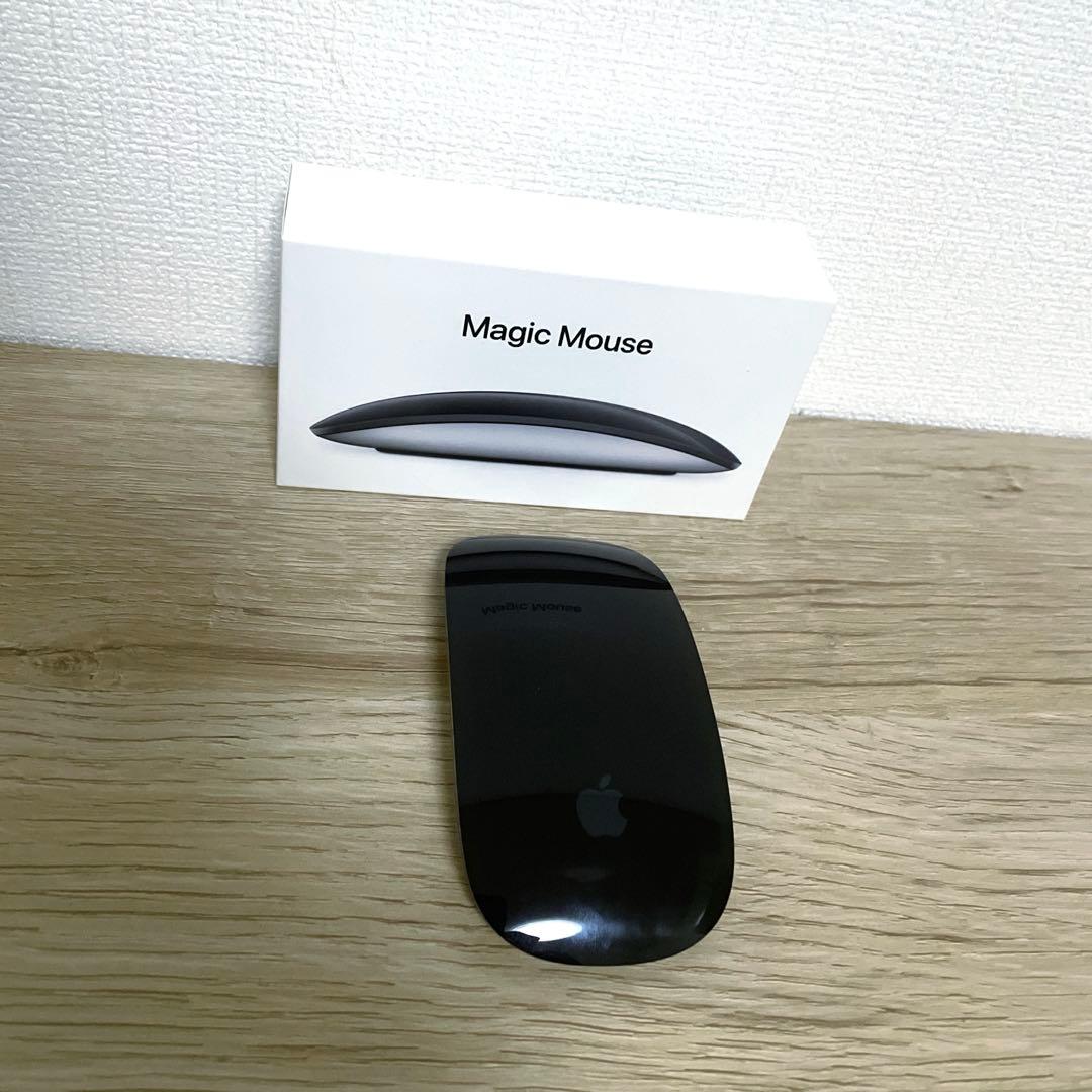 ほぼ新品 ブラック Apple Magic Mouse アップル純正