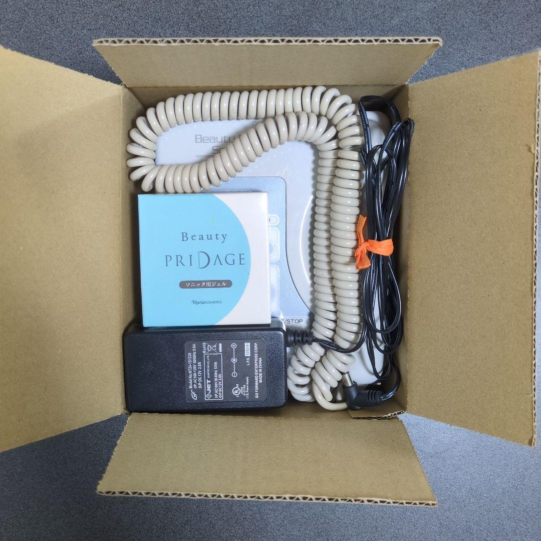 小顔効果抜群！使い方簡単！ナリス化粧品 ソニックエステ美顔器 ソニックジェル付