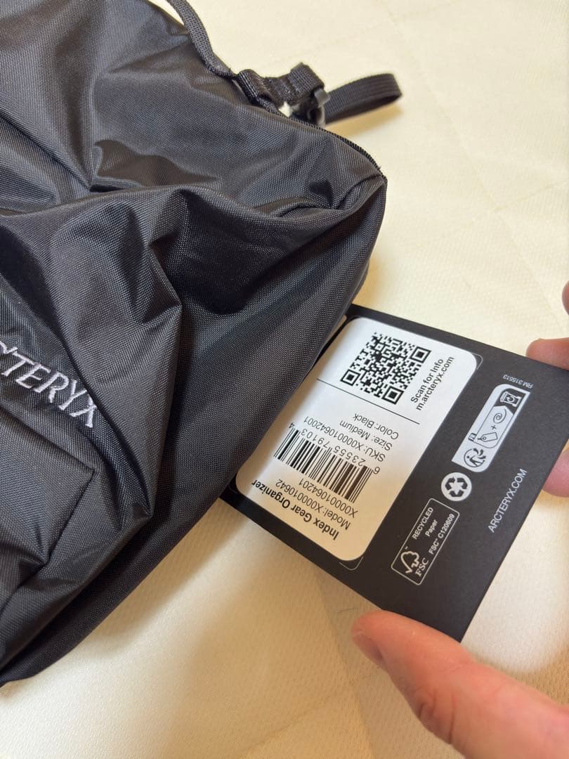 25aw アークテリクス Index Gear Organizer 新品未使用