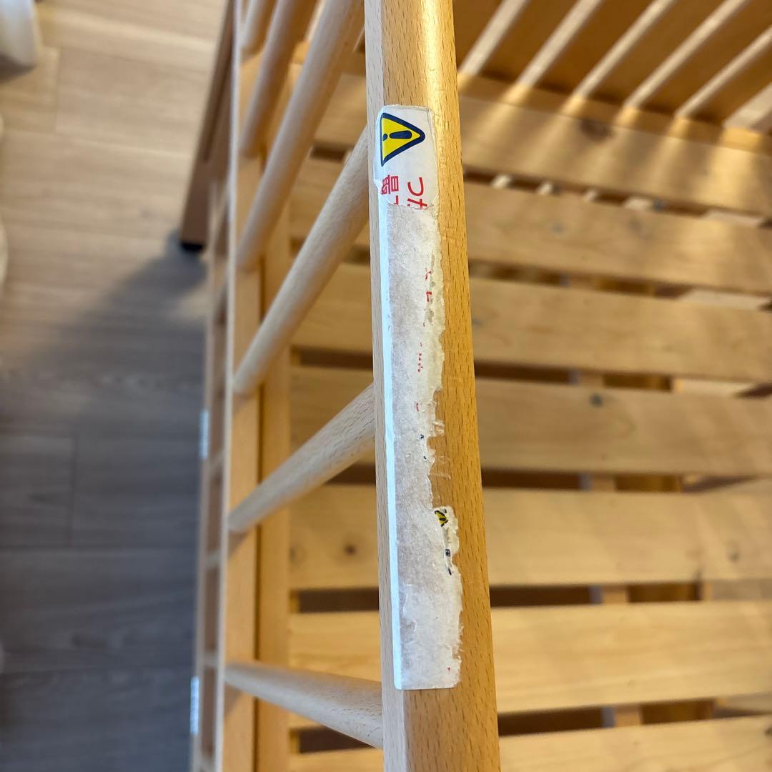 miki house 木製ベビーベッド キャスター付き ミニサイズ