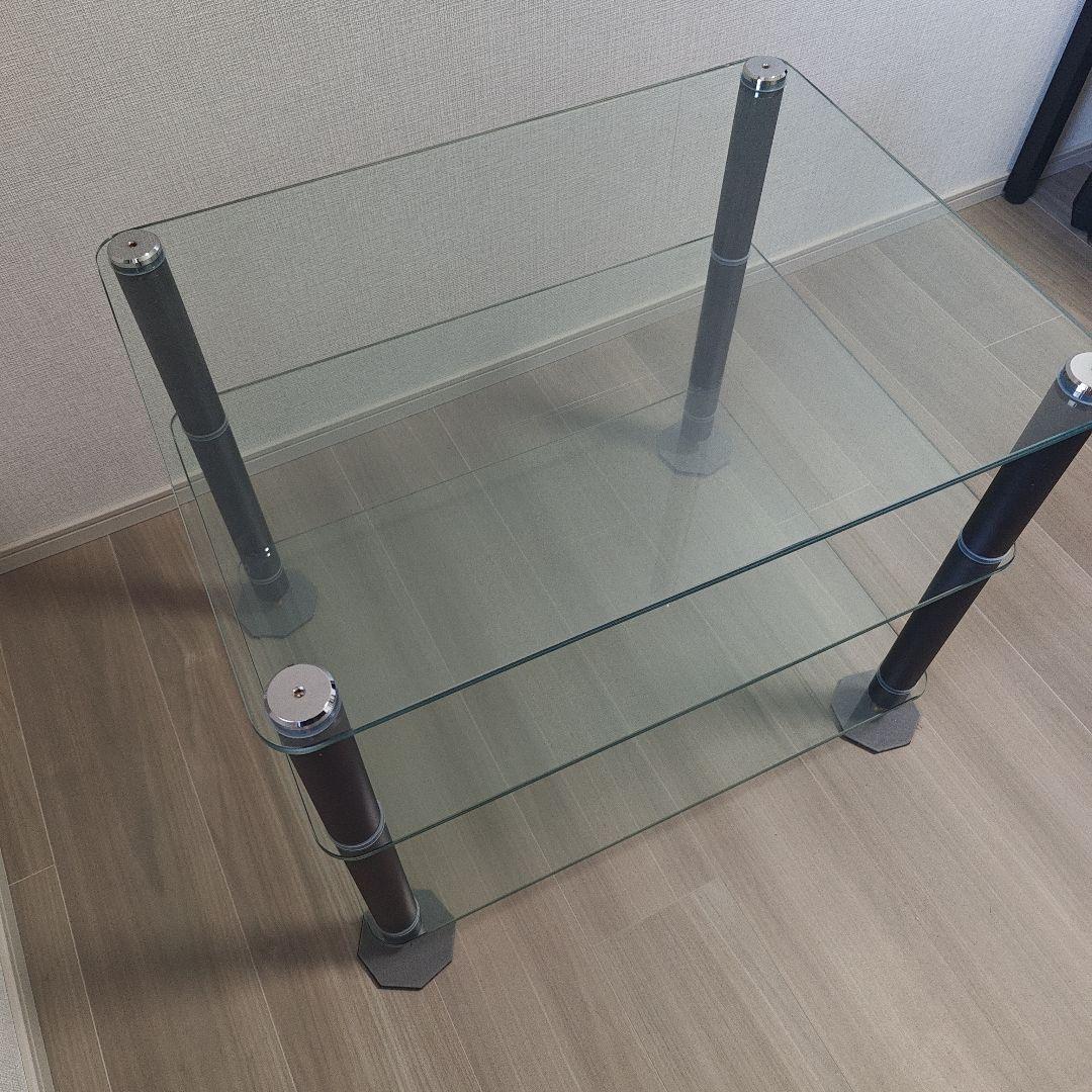 SOUNDMAGIC オーディオラック(3段合わせガラスラック)　XT03GB