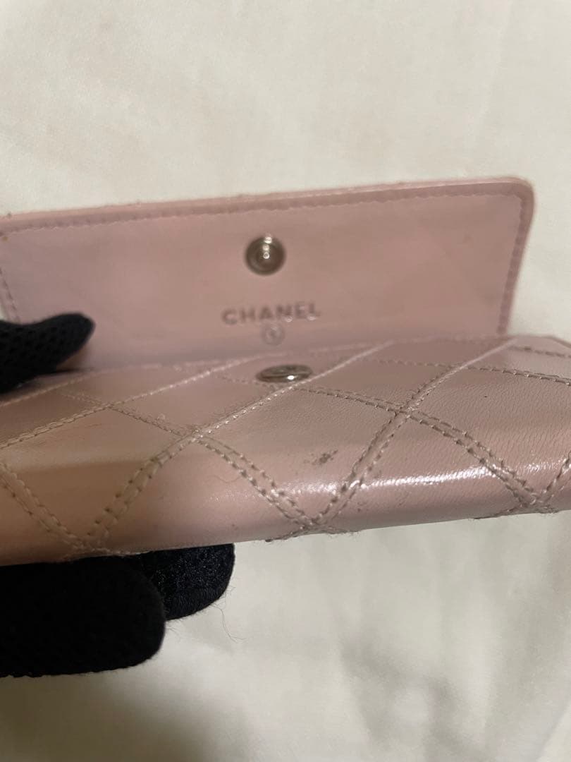 CHANEL シャネル　ステッチ カードケース　名刺入れ