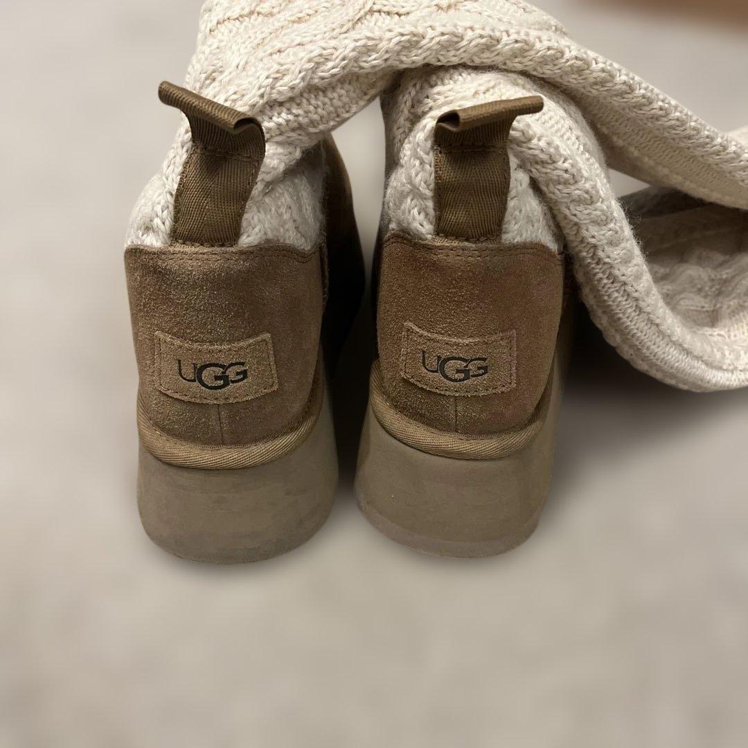 ★UGG靴下付き厚底ブーツ23cm★