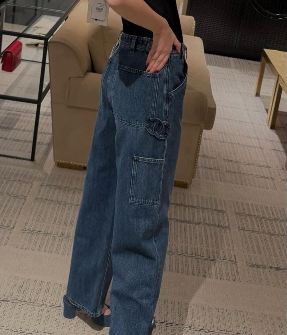 26P CHANEL シャネル　デニム　34 希少品　ジーンズ　ジェニ着用