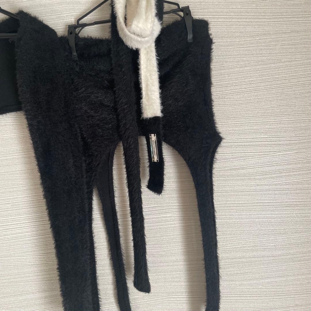 【極美品】melt the lady contrast garter tops