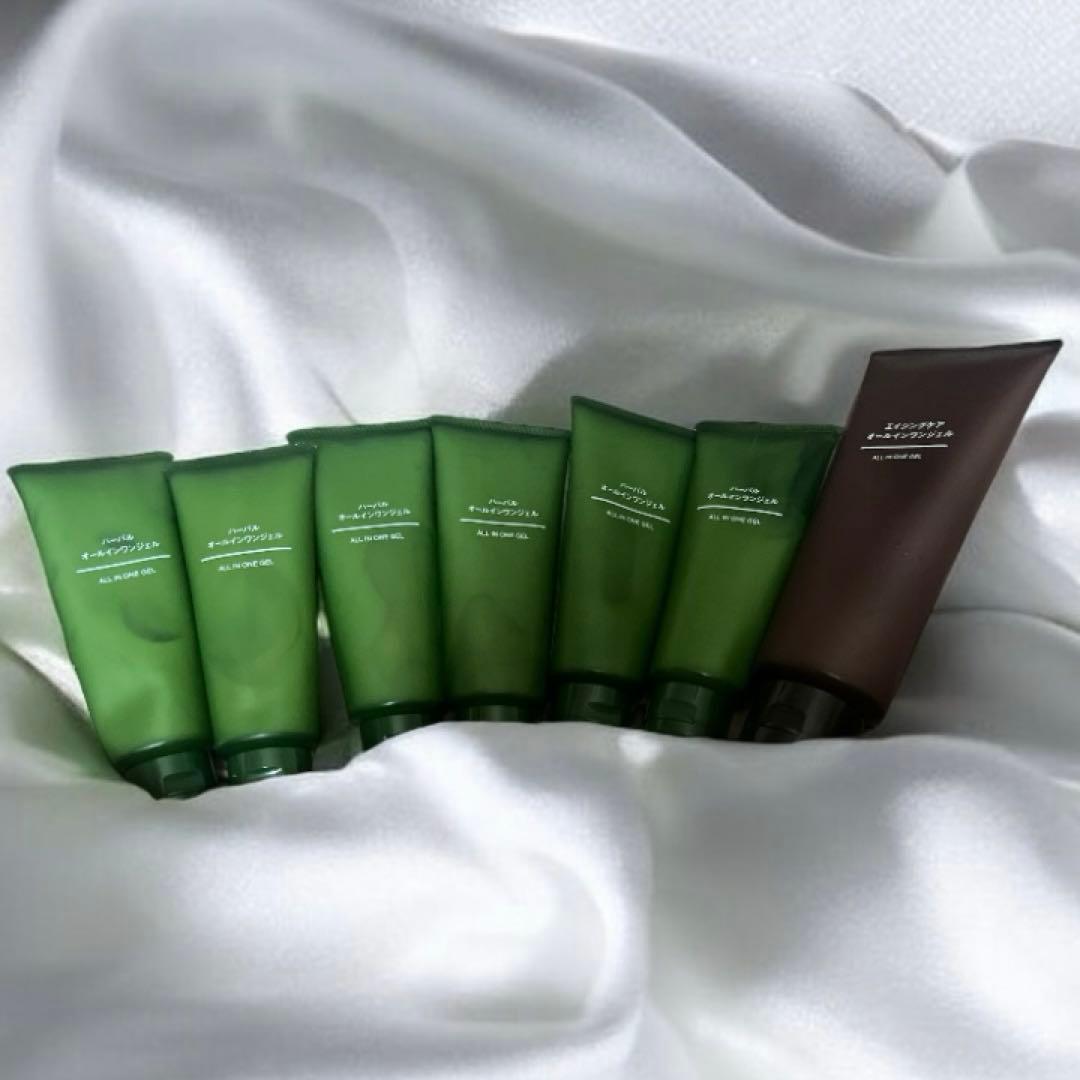 無印良品／ハーバルオールインワンジェル6本とエイジングケアオールインワンジェル1
