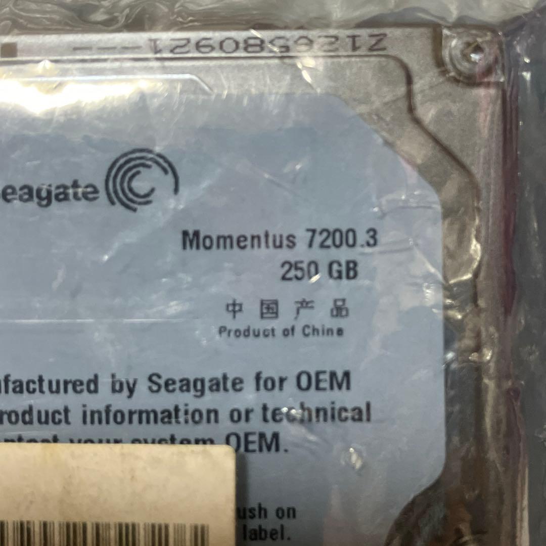 SeagateMomentus7200.3シリーズのノートパソコン向け（HDD）