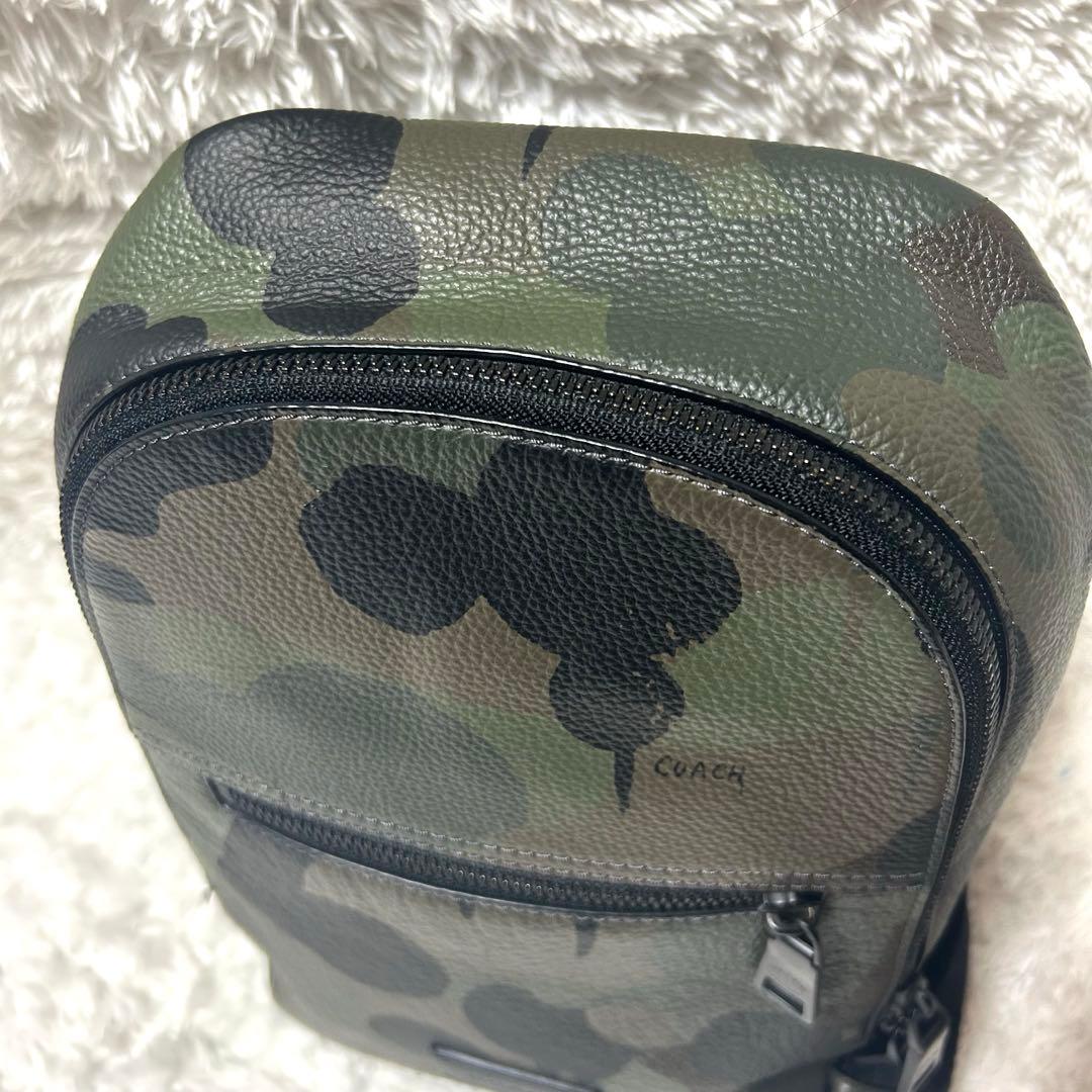 極美品 限定モデル コーチ COACH レザー ワイルドビースト ボディバッグ