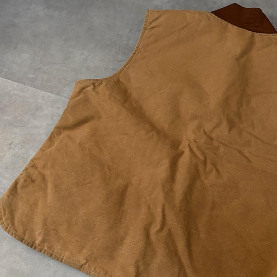 カーハート ダック ワークベスト キルティング裏地 XL〜XXL相当 フェード