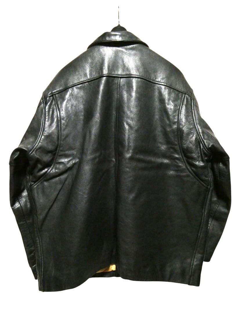 D*D様 特価！美品！90年代ヴィンテージ！ChevignonレザーカーコートL