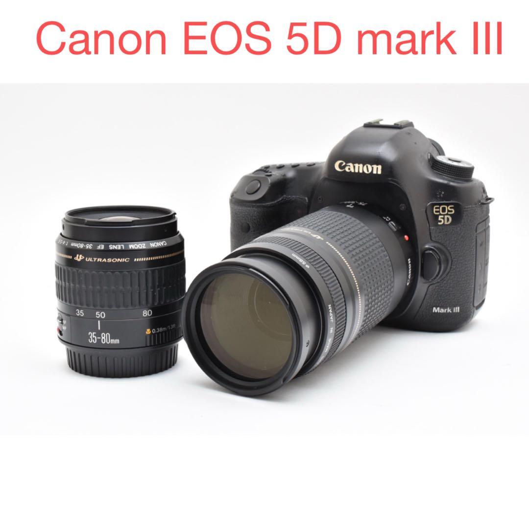 デジタルカメラ Canon EOS 5D mark III/EF 75-300/EF 35-80