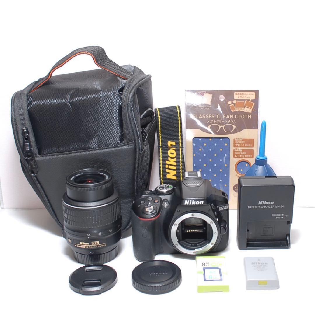 ✨初心者におすすめ✨Nikon D5300✨シングルレンズ✨Wi-Fi機能搭載