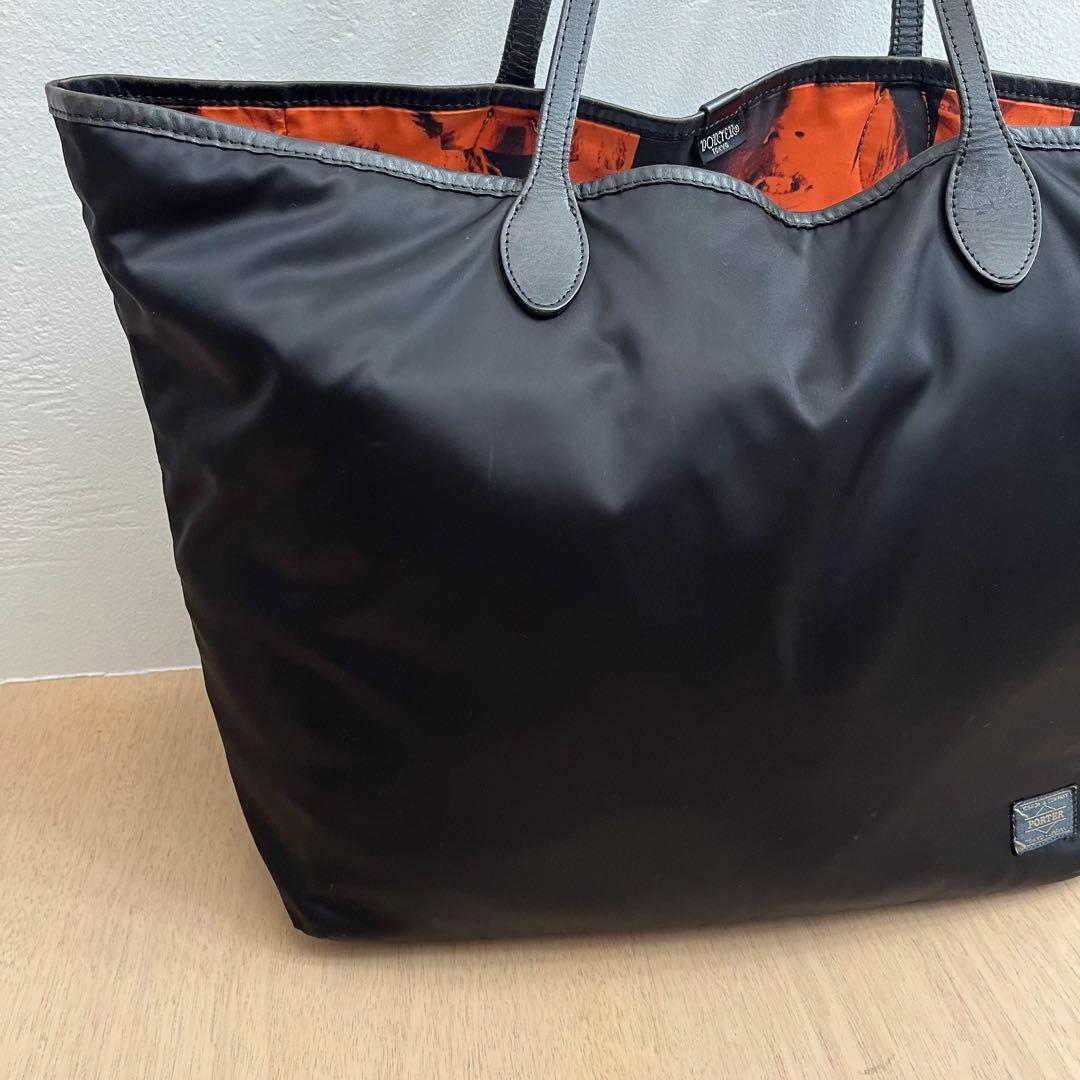 STUSSY × PORTER Tote Bag｜Black