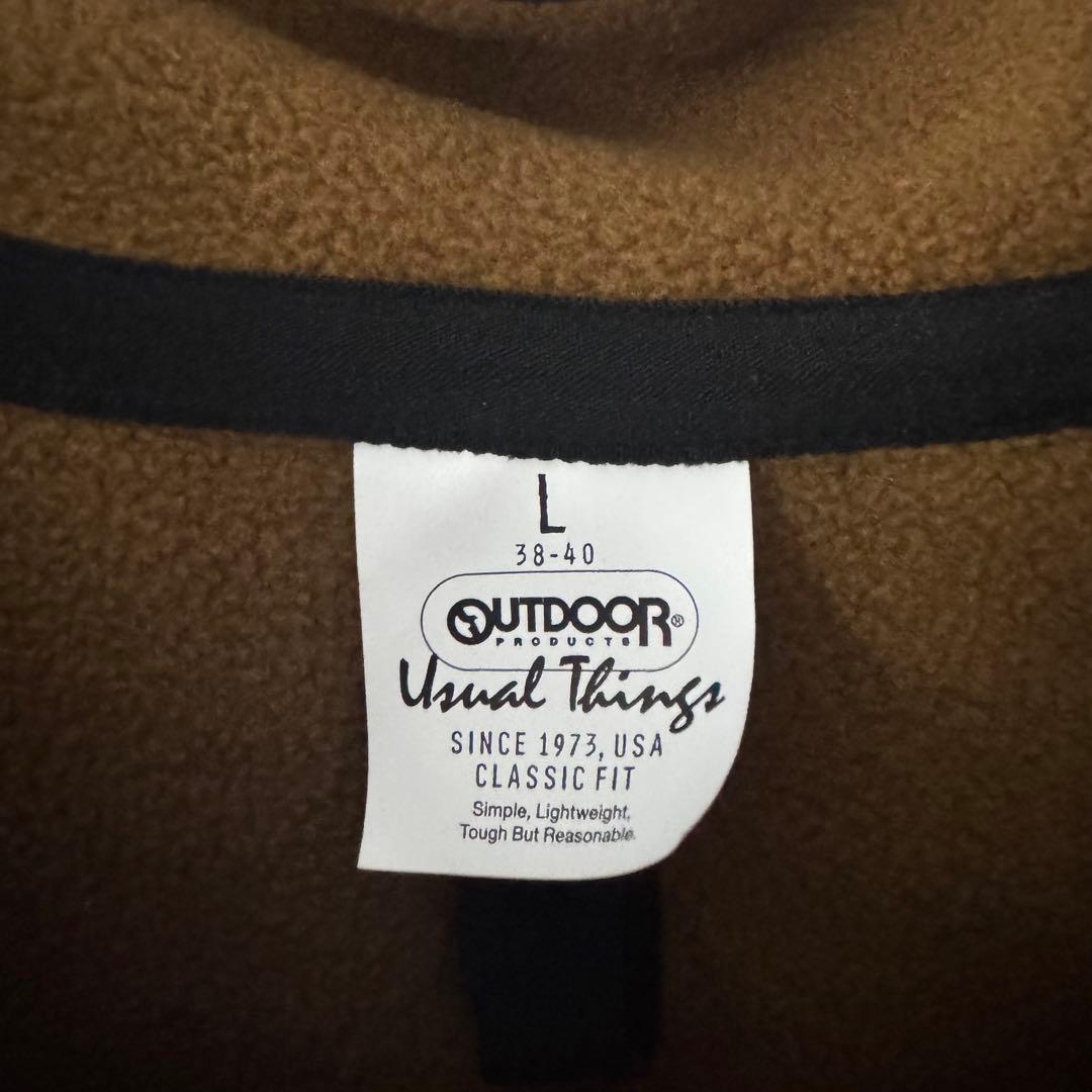 OUTDOOR PRODUCTS フリーススナップブルゾン 40