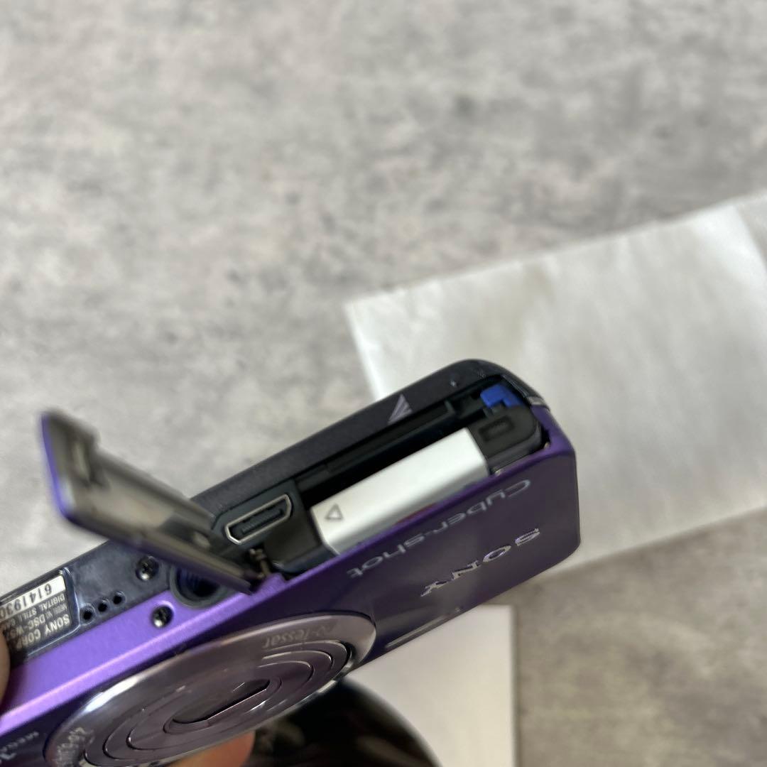 【美品】SONY Cyber-shot DSC-W570　バイオレット　動作OK