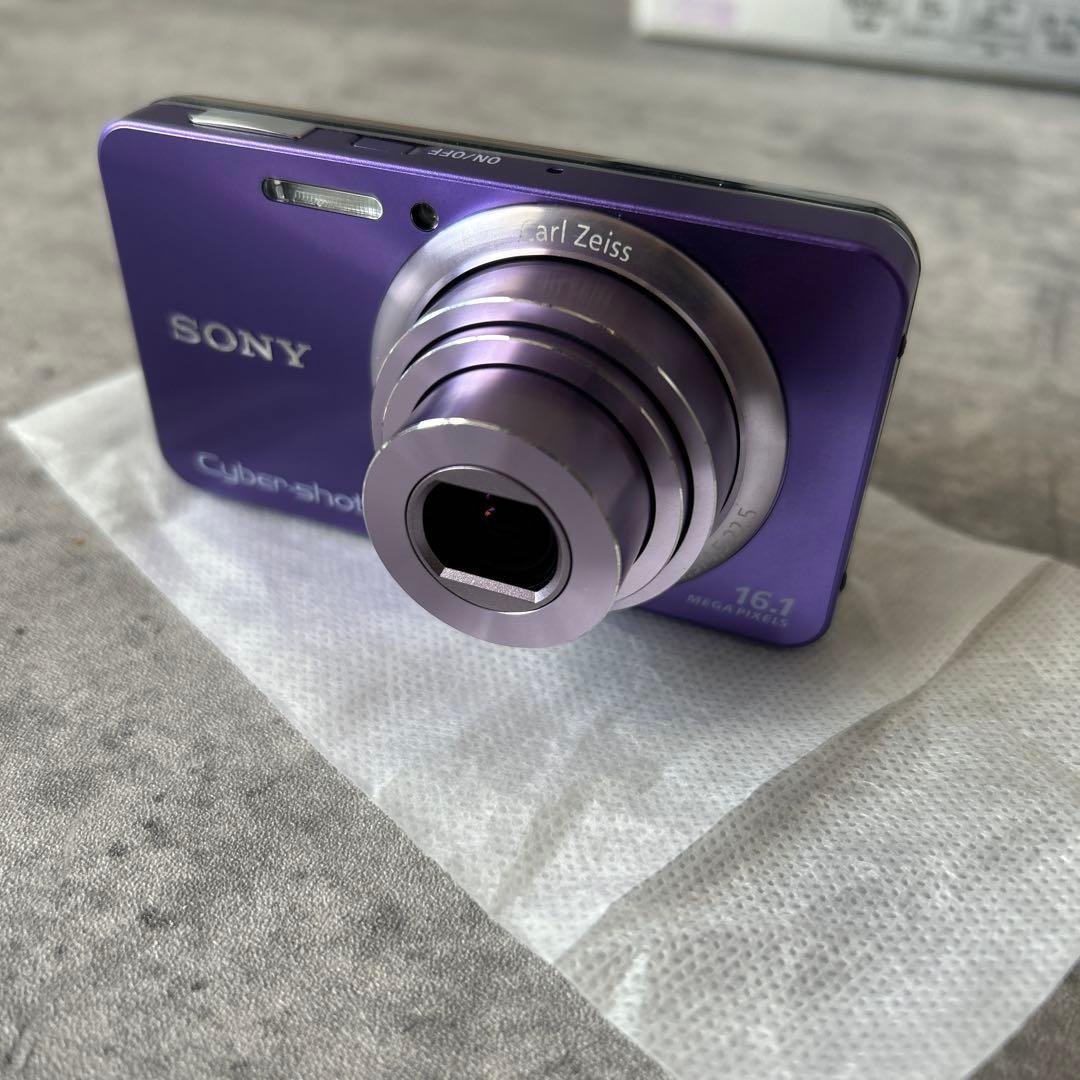 【美品】SONY Cyber-shot DSC-W570　バイオレット　動作OK