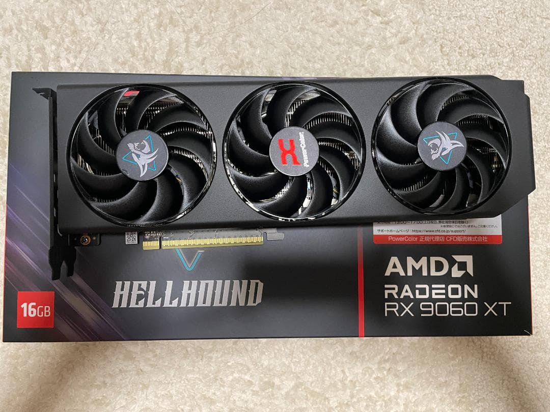 グラフィックボード・グラボ・ビデオカード PowerColor HELLHOUND Radeon RX 9060 XT