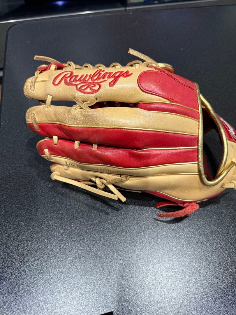 Rawlings 軟式グローブ レッド/ベージュ