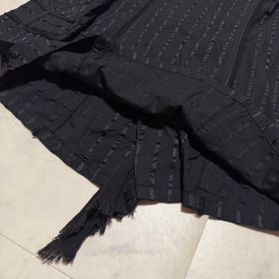 希少✨アルゴンキン 00s シャツジャケット ワンピース ゴスロリ フリンジ F