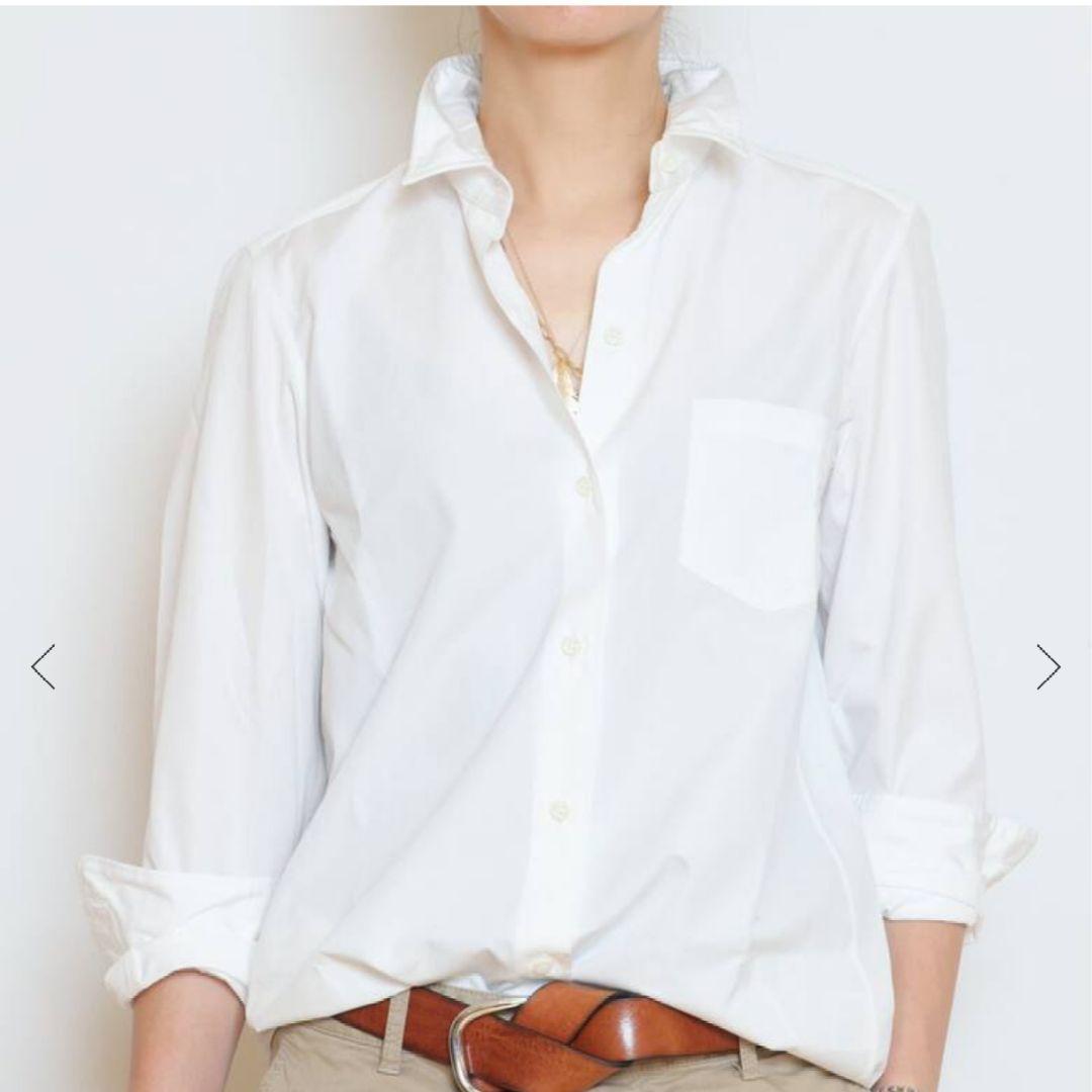 美品 MUSE de Deuxieme Classe ワイヤーウォッシュシャツ