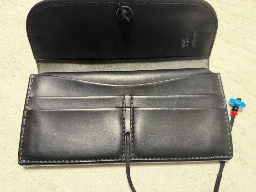 美品 goro's 札入れ レザー ロング ウォレット 長財布