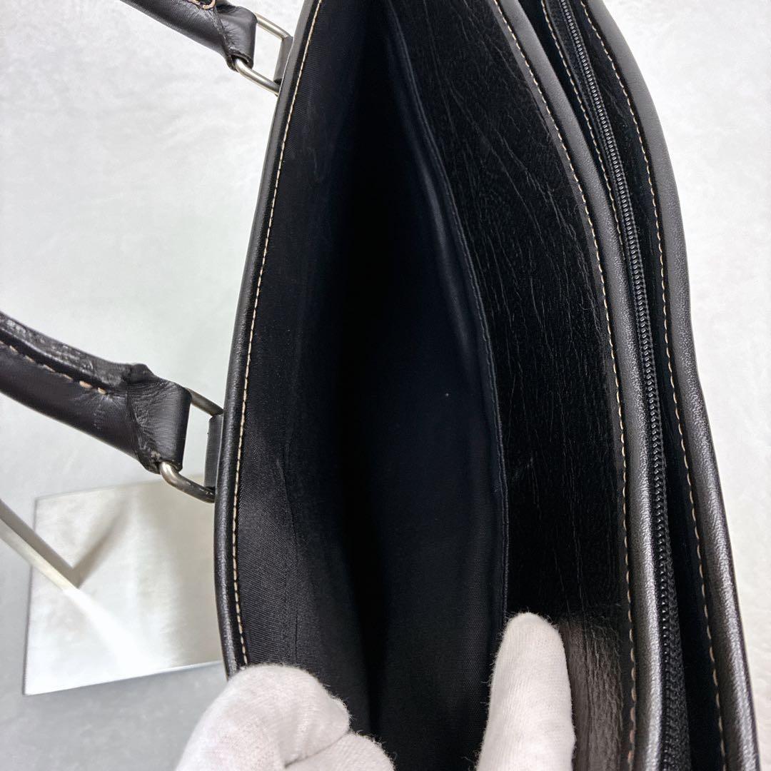 ⭐️希少⭐️ ポロカントリー　ビジネス　ブリーフケース　レザー　A4 ブラック　黒