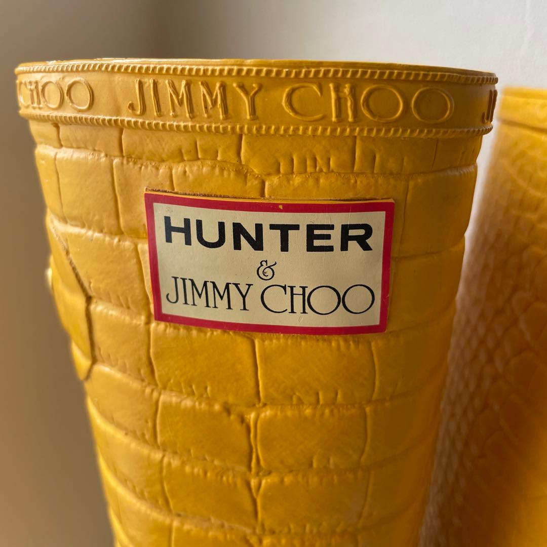 【日本未発売】HUNTER ハンター ジミーチュウ コラボ 長靴 レインシューズ