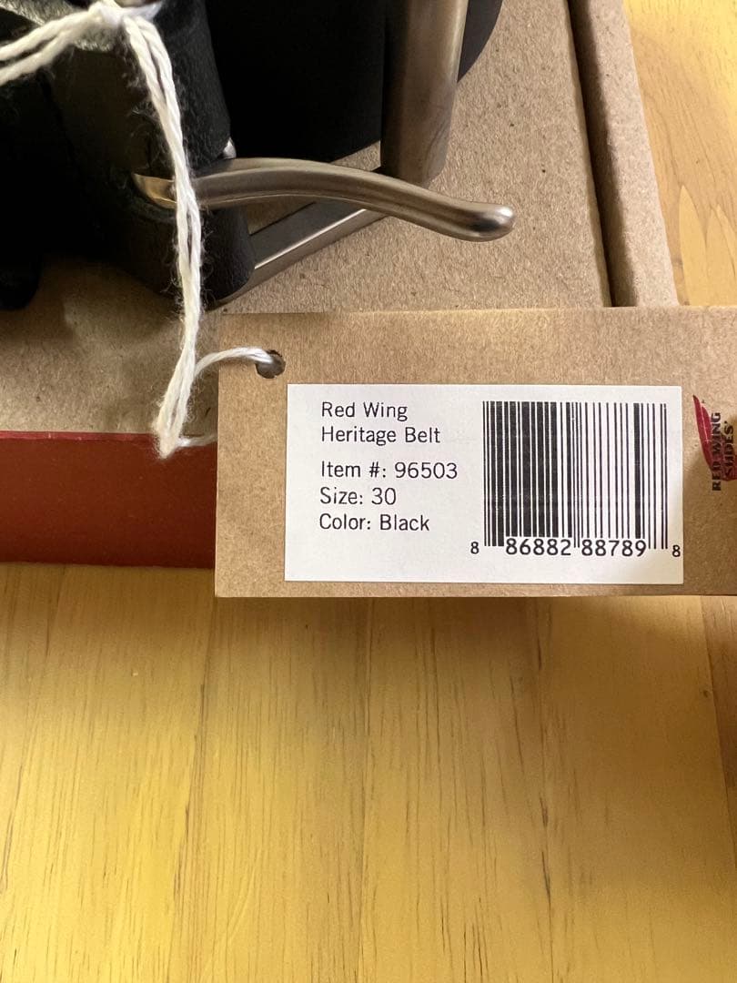 Red Wing Heritage Belt サイズ30 ブラック