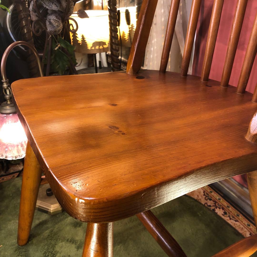 L１　オールドパイン　80’s ヴィンテージ 　ボーバックチェア