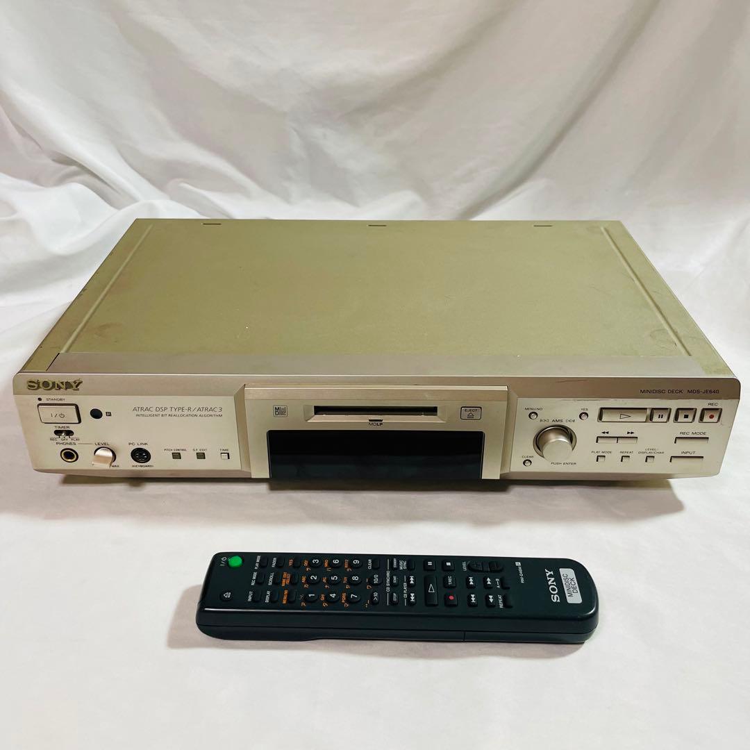 SONY ソニー　MDS-JE640 　MDレコーダー　現状品