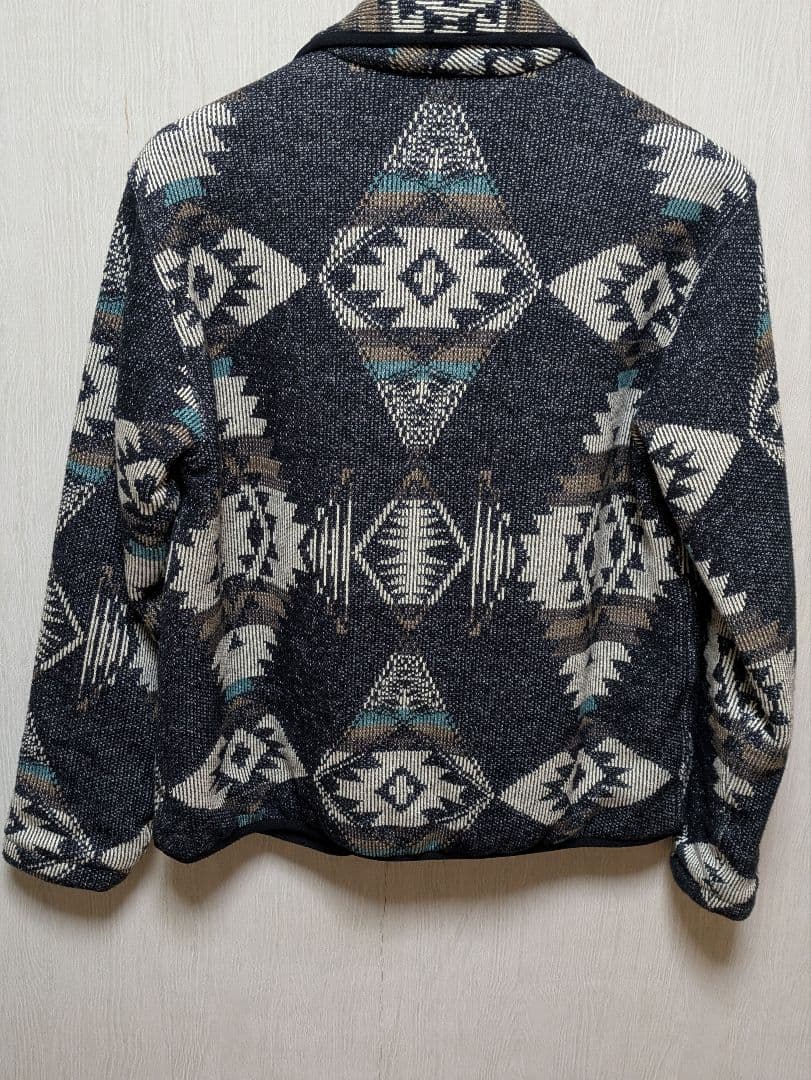 極美品　キャリー　ネイティブ柄　ビーチクロスジャケット　Ｌ