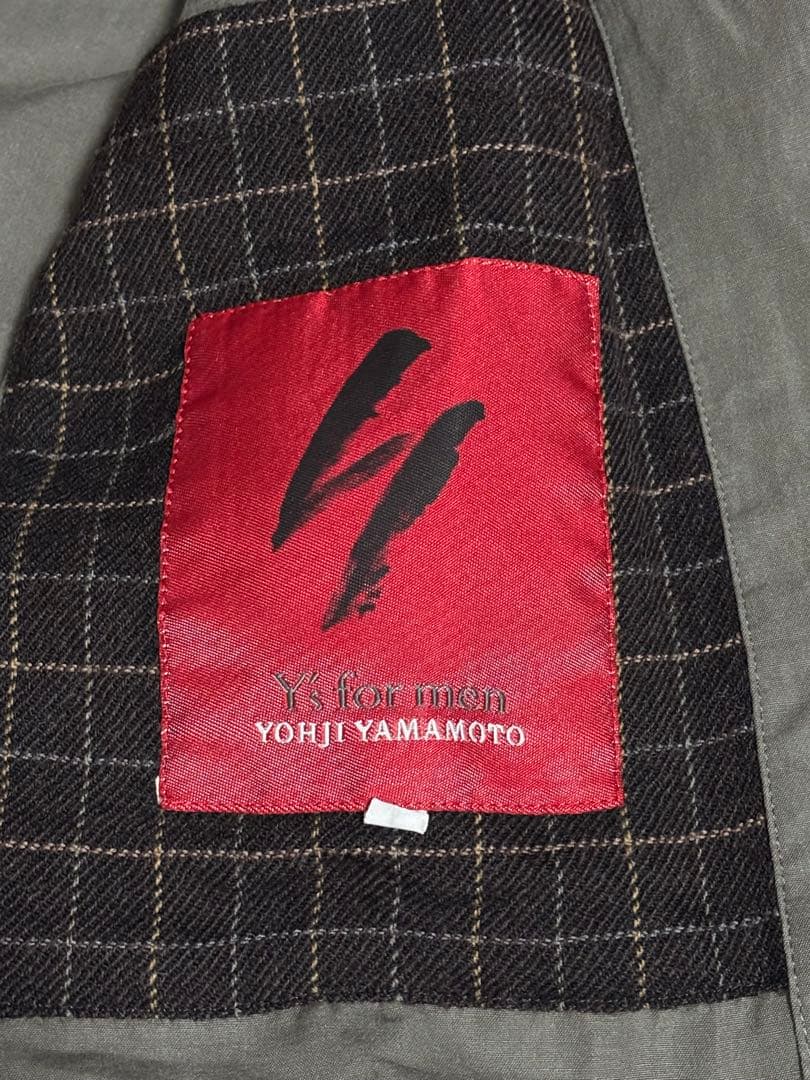 Y's for men ヨウジヤマモト コート コンバーチブルカラー