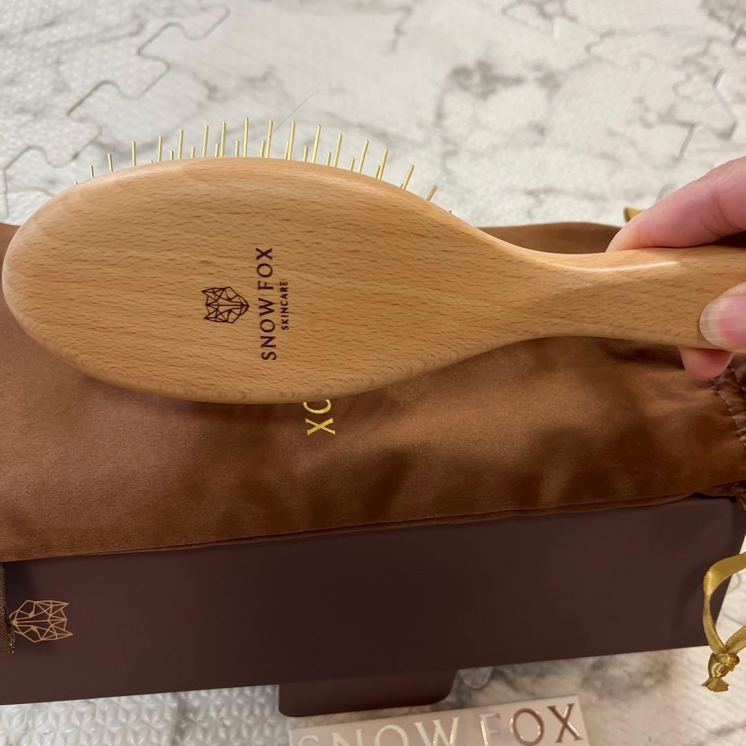 プレミアム FOX カッサ ウッド ヘアブラシ