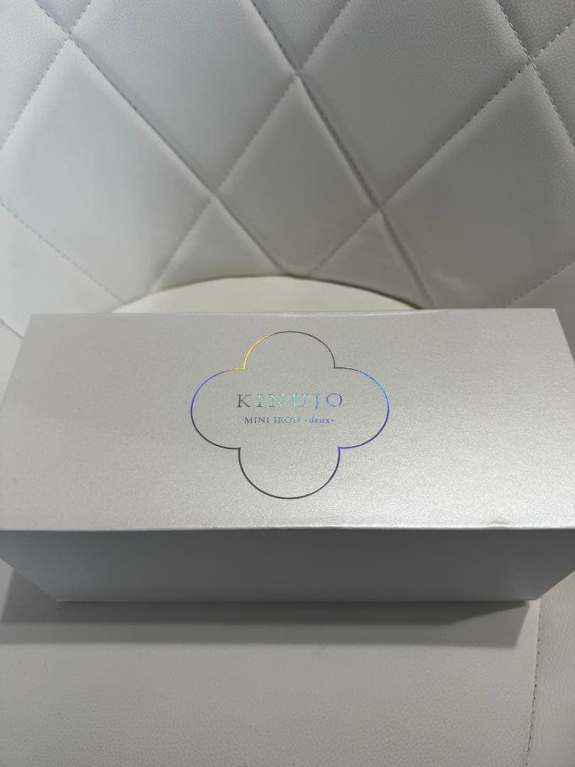 KINUJO ミニストレートヘアアイロン ホワイト 保証書付き