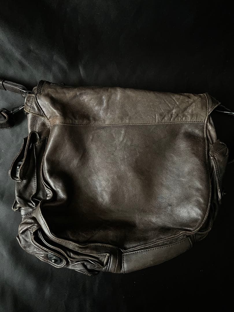JULIUS ガスマスク　レザー　ショルダーバッグ/DEVOA/GUIDI
