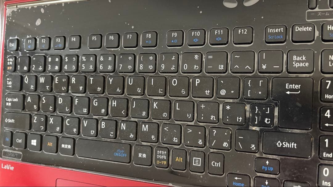 NEC LaVie ノートPC　PC-LS700TSR　 ACアダプター付き