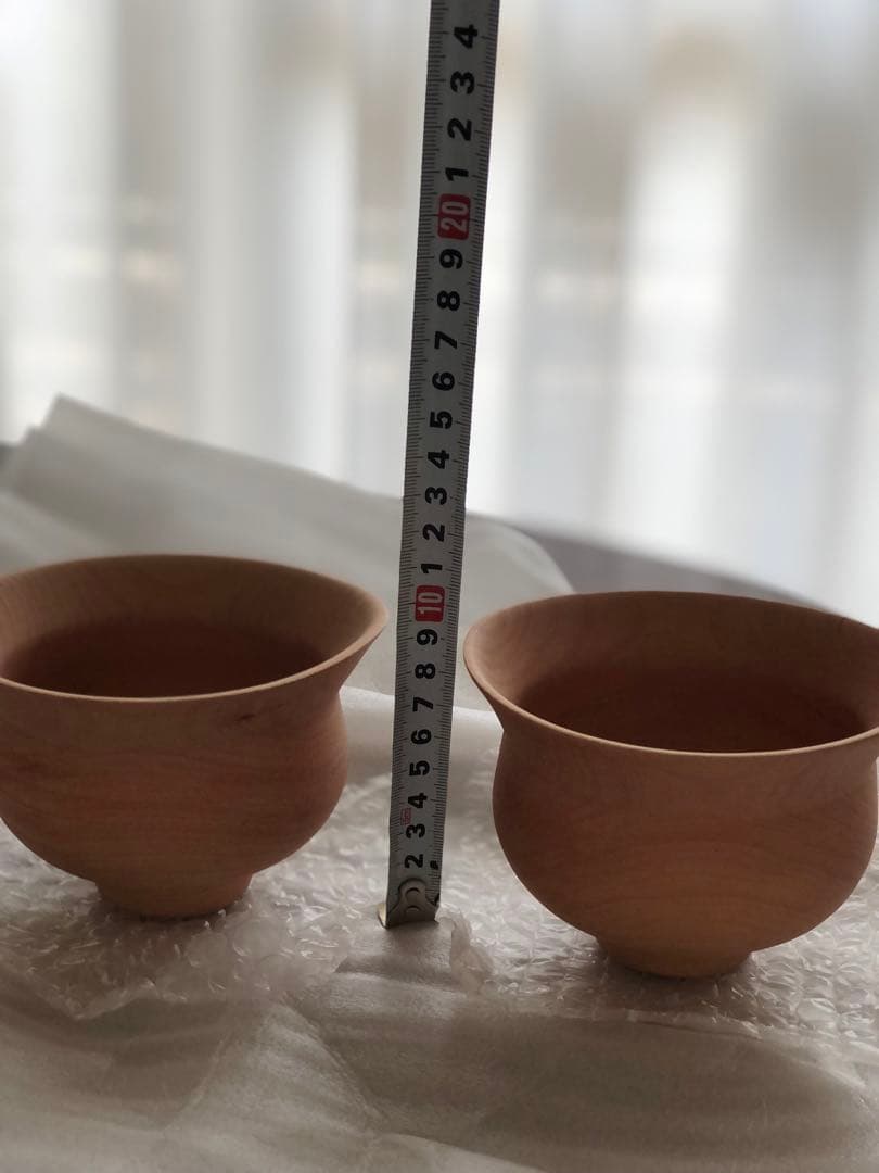 【新品未使用】イイダウッドターニング　お椀　2点
