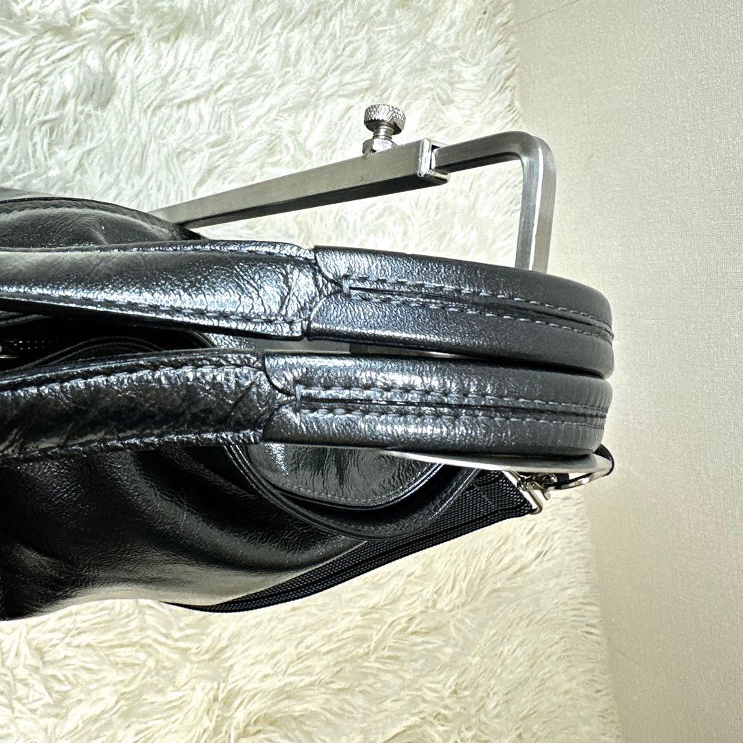 未使用級美品 ペレボルサ　ボストンバッグ　ネイビー　2way　A4収納 大容量