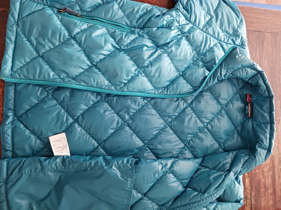 【美品】mont-bell ライトダウンジャケット Mライトブルー